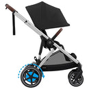 e-Gazelle S Electric Convertible Stroller - Moon Black