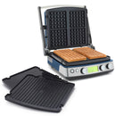 Indoor Ceramic Nonstick Multi Grill Griddle & Waffle Maker - Oxford Blue