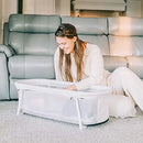 Portable Baby Bassinet - Grey