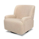 Extra Wide Recliner and Swivel Glider - Chai Shearling