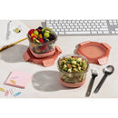 Glass Food Storage Container Set - Terracotta Orange