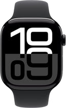 Apple Watch Series 10 46mm Gps Aluminum Jet Black + Black Sport Band 64gb