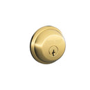 Schlage Bright Brass Zinc Single Cylinder Deadbolt