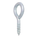 Hampton 3/16 in. D X 1-5/8 in. L Zinc-Plated Steel Screw Eye 60 lb. cap. 50 pk, Pack of 50