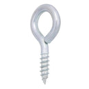 Hampton 1/4 in. D X 1-7/8 in. L Zinc-Plated Steel Screw Eye 70 lb. cap. 50 pk, Pack of 50