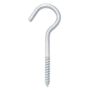 Hampton Small Zinc-Plated Silver Steel 3.375 in. L Ceiling Hook 50 lb 1 pk, Pack of 50