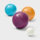 Resin Bocce Ball Set - Lawn Target Toss for 2-4 Players