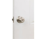 Schlage Georgian Satin Nickel Passage Door Knob 1-3/4 in.