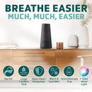 Ultrasonic Warm & Cool Mist Humidifier - Black