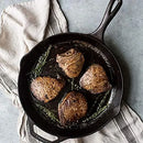 12-inch Chef's Collection Cast Iron Skillet