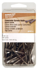 HILLMAN 2-1/2 in. Concrete Steel Nail Flat Head, Pack of 3