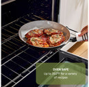 Simply Cook 10.5" Ceramic Nonstick Fry Pan with Lid - Black