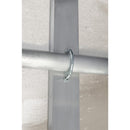 Hampton 3/8 in. X 2-1/2 in. W X 3-5/8 in. L Coarse Zinc-Plated Steel U-Bolt, Pack of 10