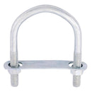 Hampton 3/8 in. X 3 in. W X 4-1/8 in. L Coarse Zinc-Plated Steel U-Bolt, Pack of 10