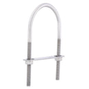 Hampton 5/16 in. X 2-1/2 in. W X 5-3/16 in. L Coarse Stainless Steel U-Bolt, Pack of 5
