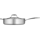 Tri-Ply Clad Deep Saute Pan - Silver