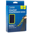 Comfort Compression Socks - Black - Crew Height