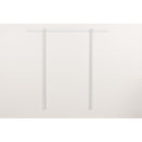 Rubbermaid .5 in. H X 1.7 in. W X 40 in. L Steel Wall Mount Upright, Pack of 10