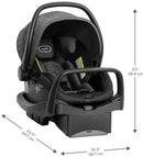 Evenflo Pivot Suite Travel System with LiteMax Infant Car Seat - Devon Gray