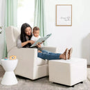 Kiwi Electronic Recliner and Swivel Glider with USB port - Performance Cream Eco-Weave