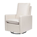 Cali Pillowback Swivel Glider - Performance Cream Eco-Weave