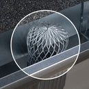 Amerimax 2.8 in. W X 3 in. L Gray Aluminum Gutter Strainer 1 pk