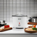 14-Cup Rice Cooker & Food Steamer in one - White
