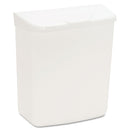 Hospeco Wall Mount Sanitary Napkin Receptacle-Abs, Ppc Plastic, 1 Gal, White - HOS250201W