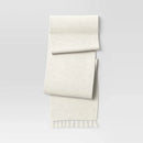 Cotton Textured Table Runner - Ivory