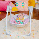 Portable Compact Baby Swing - Pink