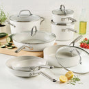 12-Piece Hard Anodized Ceramic Cookware Set