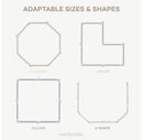 Foldable Wooden Baby Playpen - Natural Wood