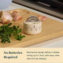Battery-Free Mechanical Kitchen Timer - Marigold