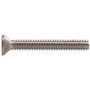 HILLMAN No. 10-32 Ga. X 2 in. L Phillips Flat Head Stainless Steel Machine Screws 100 pk