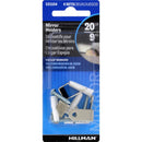 HILLMAN Silver Hidden Mirror Holder 20 lb 2 pk, Pack of 10