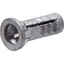 HILLMAN 0.3125 in. D X 1-1/2 in. L Lead Round Head Concrete Screw Anchor 2 pk, Pack of 10