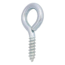 Hampton 3/8 in. D X 2-7/8 in. L Zinc-Plated Steel Screw Eye 250 lb. cap. 1 pk, Pack of 20
