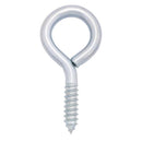 Hampton 7/16 in. D X 3-7/8 in. L Zinc-Plated Steel Screw Eye 325 lb. cap. 10 pk, Pack of 10