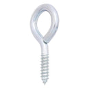 Hampton 7/16 in. D X 3-7/8 in. L Zinc-Plated Steel Screw Eye 325 lb. cap. 10 pk, Pack of 10
