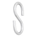 Hampton Medium Zinc-Plated Silver Steel 2.125 in. L S-Hook 55 lb 1 pk, Pack of 20