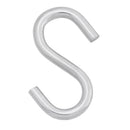 Hampton Medium Zinc-Plated Silver Steel 2.75 in. L S-Hook 160 lb 1 pk, Pack of 20