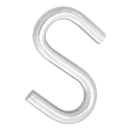 Hampton Small Zinc-Plated Silver Steel 2 in. L S-Hook 150 lb 1 pk, Pack of 20