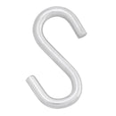 Hampton Small Zinc-Plated Silver Steel 3 in. L S-Hook 230 lb 1 pk, Pack of 20