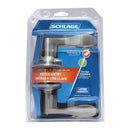 Schlage Accent Satin Nickel Entry Door Knob 1-3/4 in.