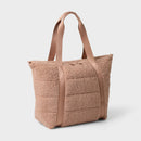 Faux Shearling Tote Bag - All in Motion™ Mocha