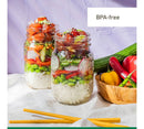 16 oz Regular Mouth Mason Jars - 4 Pack