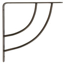 Knape & Vogt John Sterling Bronze Bracket 12 Ga. 8 in. L 100 lb, Pack of 10