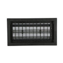 Air Vent 9.5 in. H X 17.5 in. W Black Plastic Manual Foundation Vent