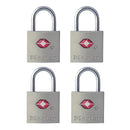 Master Lock 7/8 in. H X 7/16 in. W X 7/8 in. L Steel Key Luggage Lock