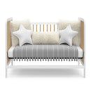 Pasadena 3-in-1 Convertible Crib - White with Driftwood
